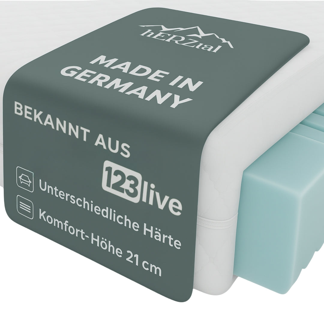UNSERE TV LEGENDE: hERZtal 7 - Zonen Wellness Matratze / bekannt aus dem TV