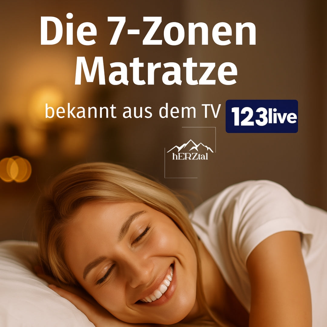 UNSERE TV LEGENDE: hERZtal 7 - Zonen Wellness Matratze / bekannt aus dem TV