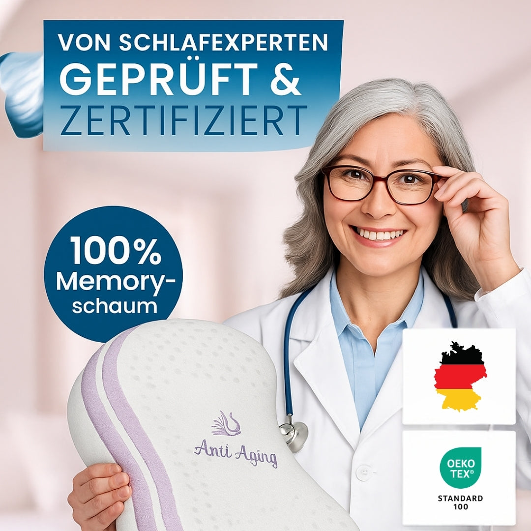 UNSER BEAUTY: hERZtal Anti-Aging Memory-Schaumkissen