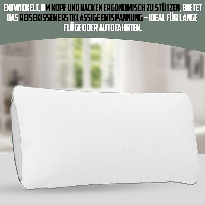 UNSER UNTERWEGSKISSEN: hERZtal Orthopädisches Reisekissen