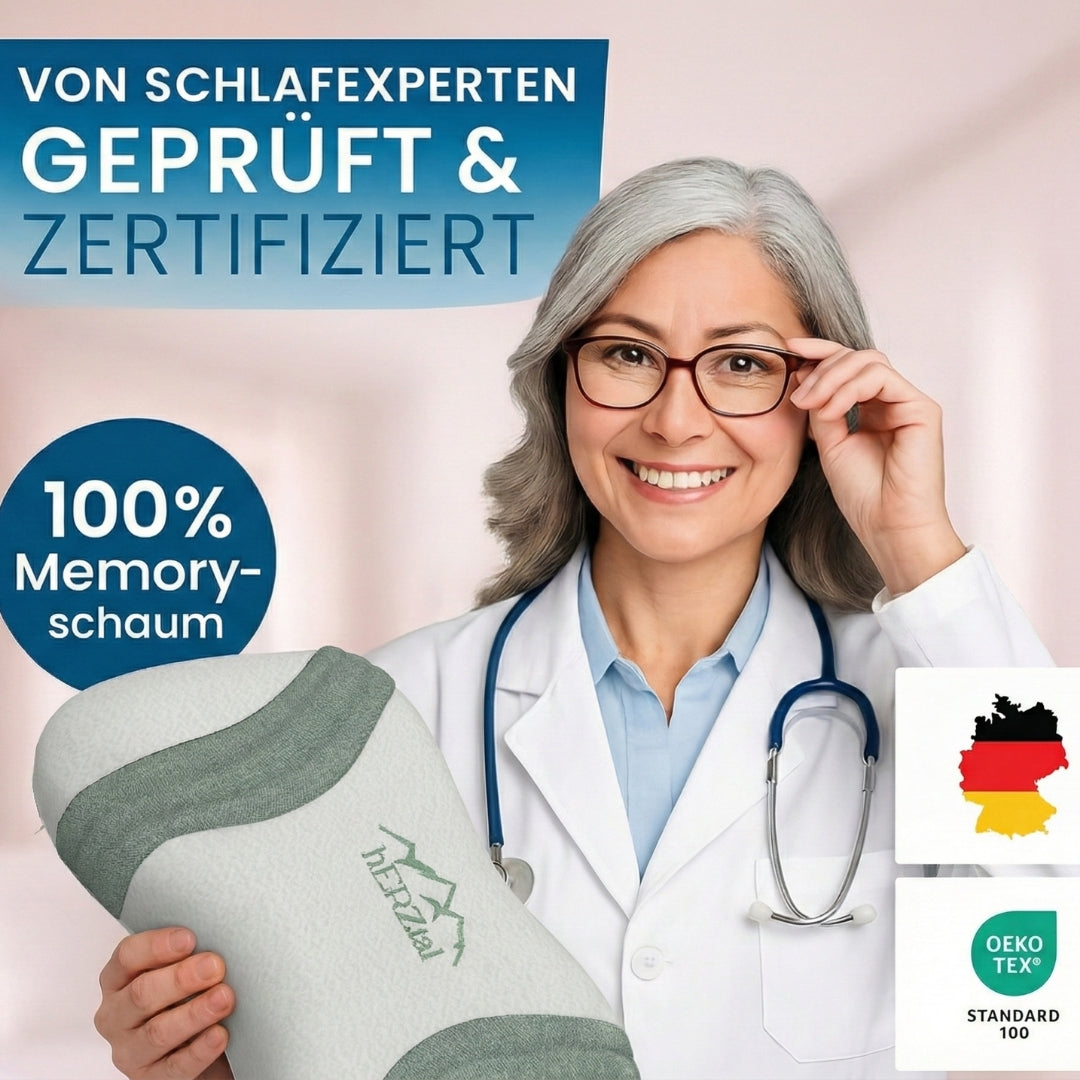 UNSER BEAUTY: hERZtal Anti-Aging Memory-Schaumkissen