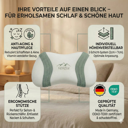 UNSER BEAUTY: hERZtal Anti-Aging Memory-Schaumkissen