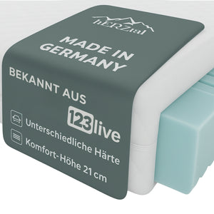 UNSERE TV LEGENDE: hERZtal 7 - Zonen Wellness Matratze / bekannt aus dem TV