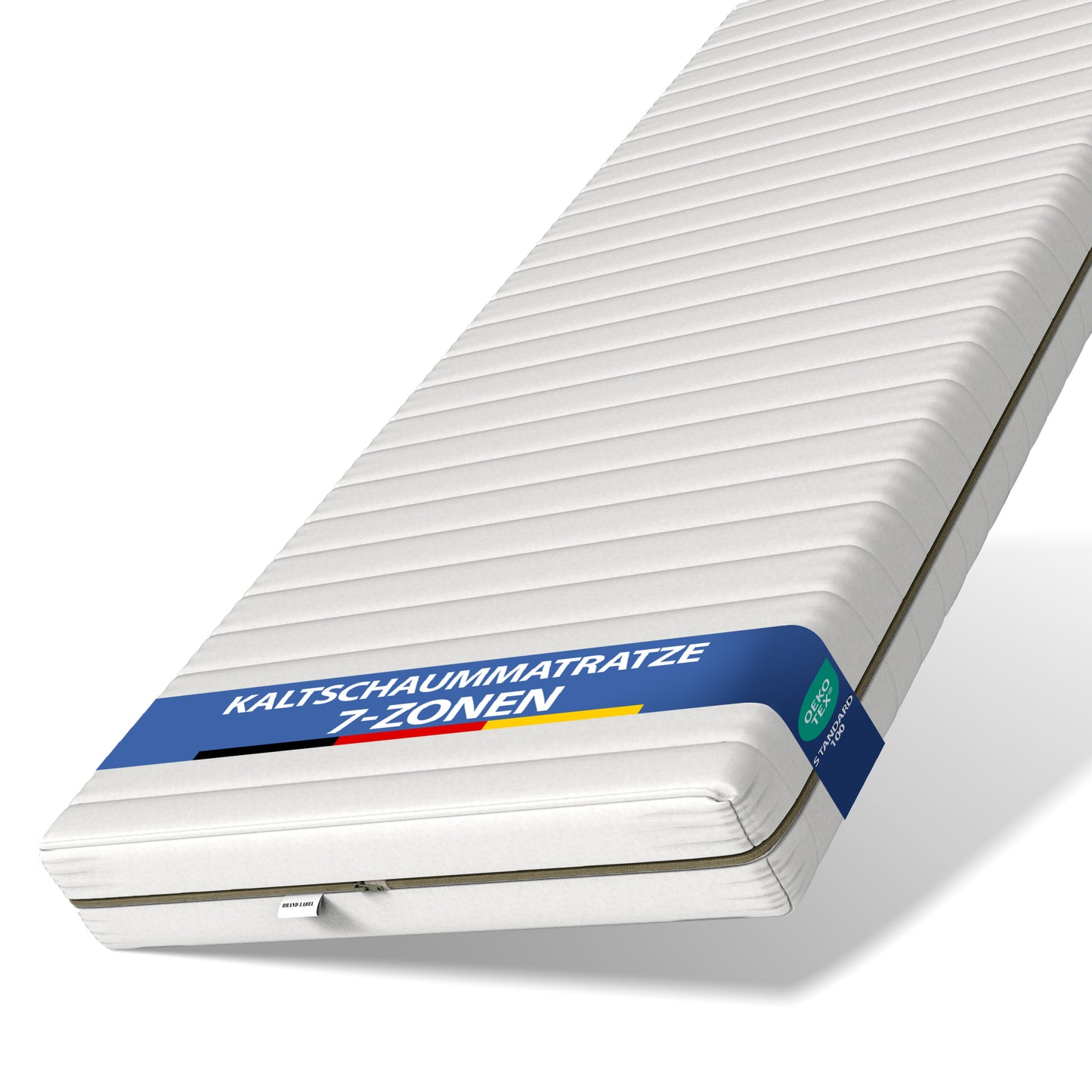 UNSER FLEXIBLER: hERZtal DuoAdapt 7-Zonen Wendematratze | 2-in-1 Härtegrad (weich/fest), Hybrid-Komfortschaum, atmungsaktiv & OEKO-TEX® zertifiziert