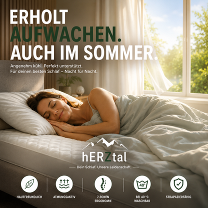 UNSER ALLROUNDER: hERZtal 7-Zonen Kaltschaummatratze 19 cm