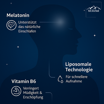 Unser Sanftmütiger: hERZzeit Liposomales Melatonin Schlafspray
