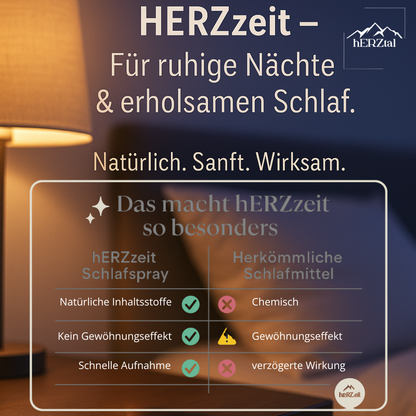 Unser Sanftmütiger: hERZzeit Liposomales Melatonin Schlafspray
