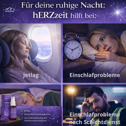Unser Sanftmütiger: hERZzeit Liposomales Melatonin Schlafspray