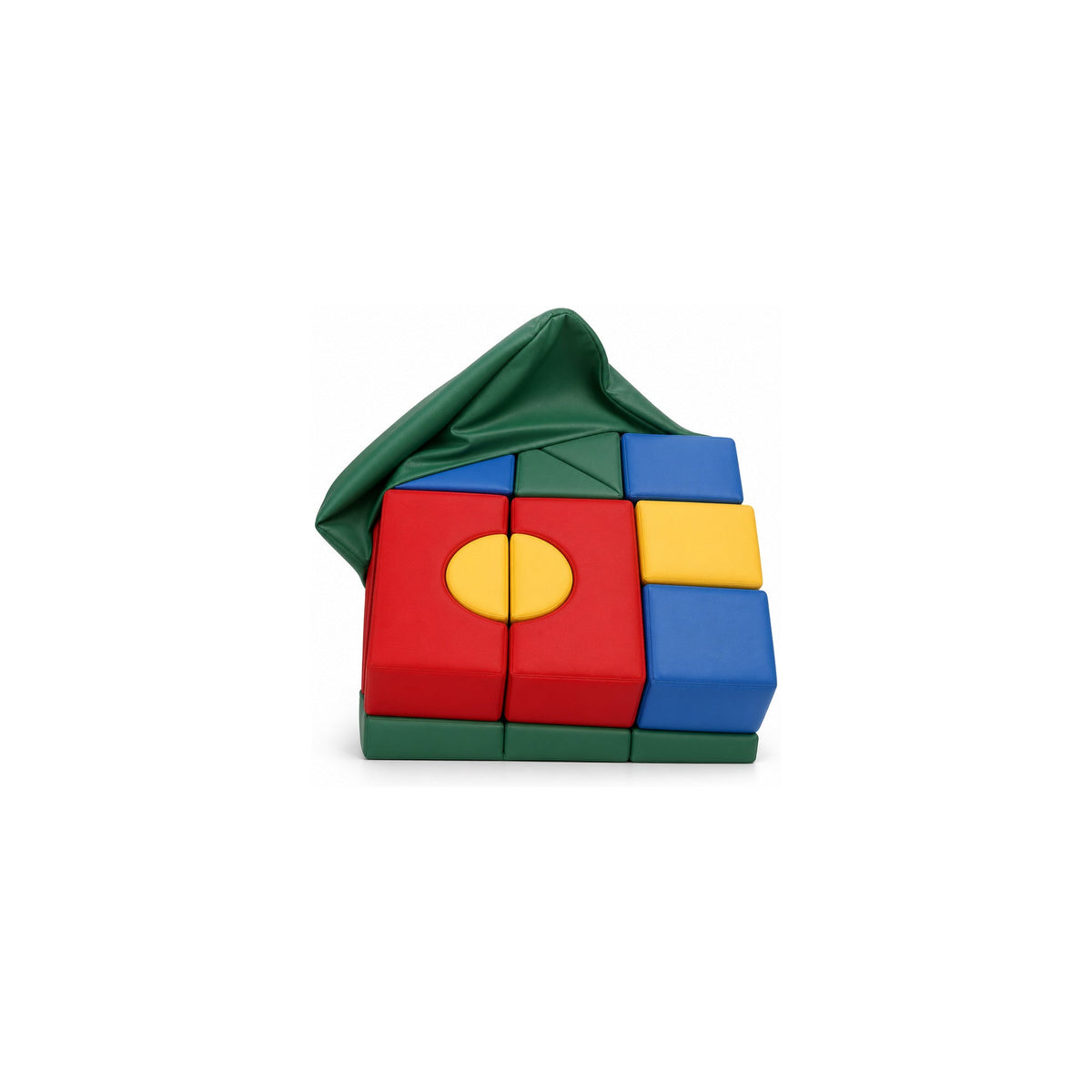 Alma & Willi Mini-Bausatz 11-teilig mit Hülle – 60 × 60 × 20 cm, Kunstleder