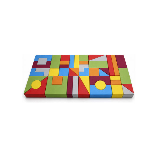 Alma & Willi Schaumstoff-Bausatz 46-teilig – 300 × 150 × 30 cm, Kunstleder
