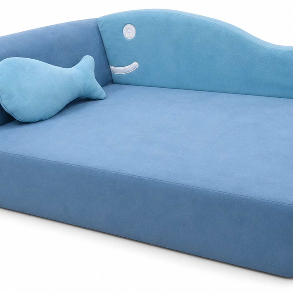 Kindersofa Fisch – Fischmotiv auf der Rückenlehne