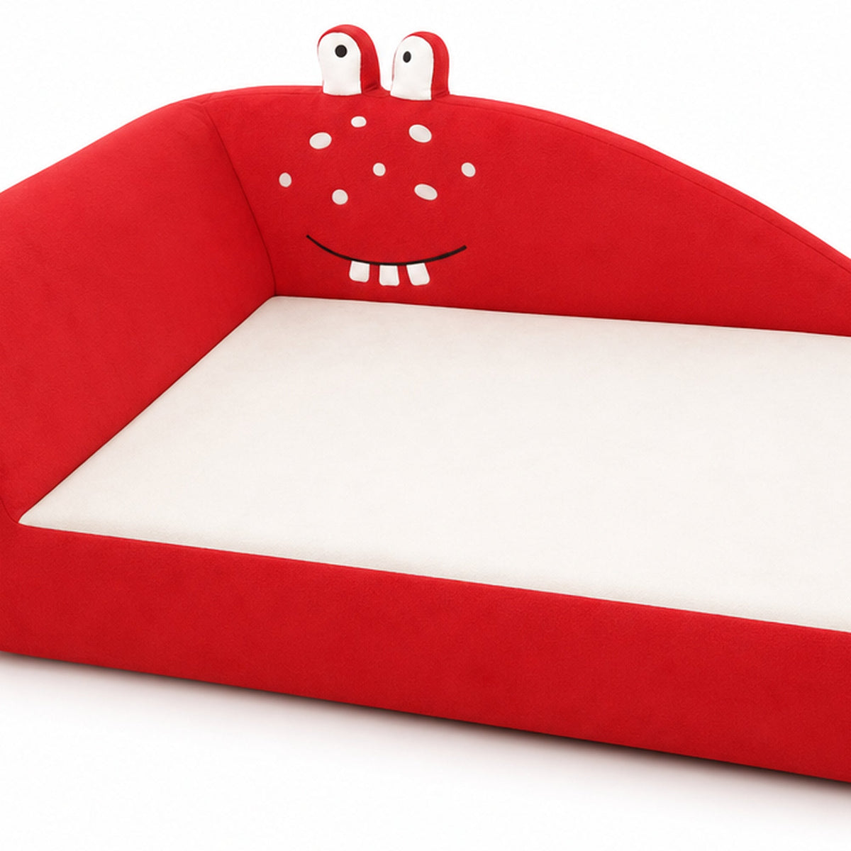 Kindersofa Krabbe – Krabbenmotiv auf der Rückenlehne