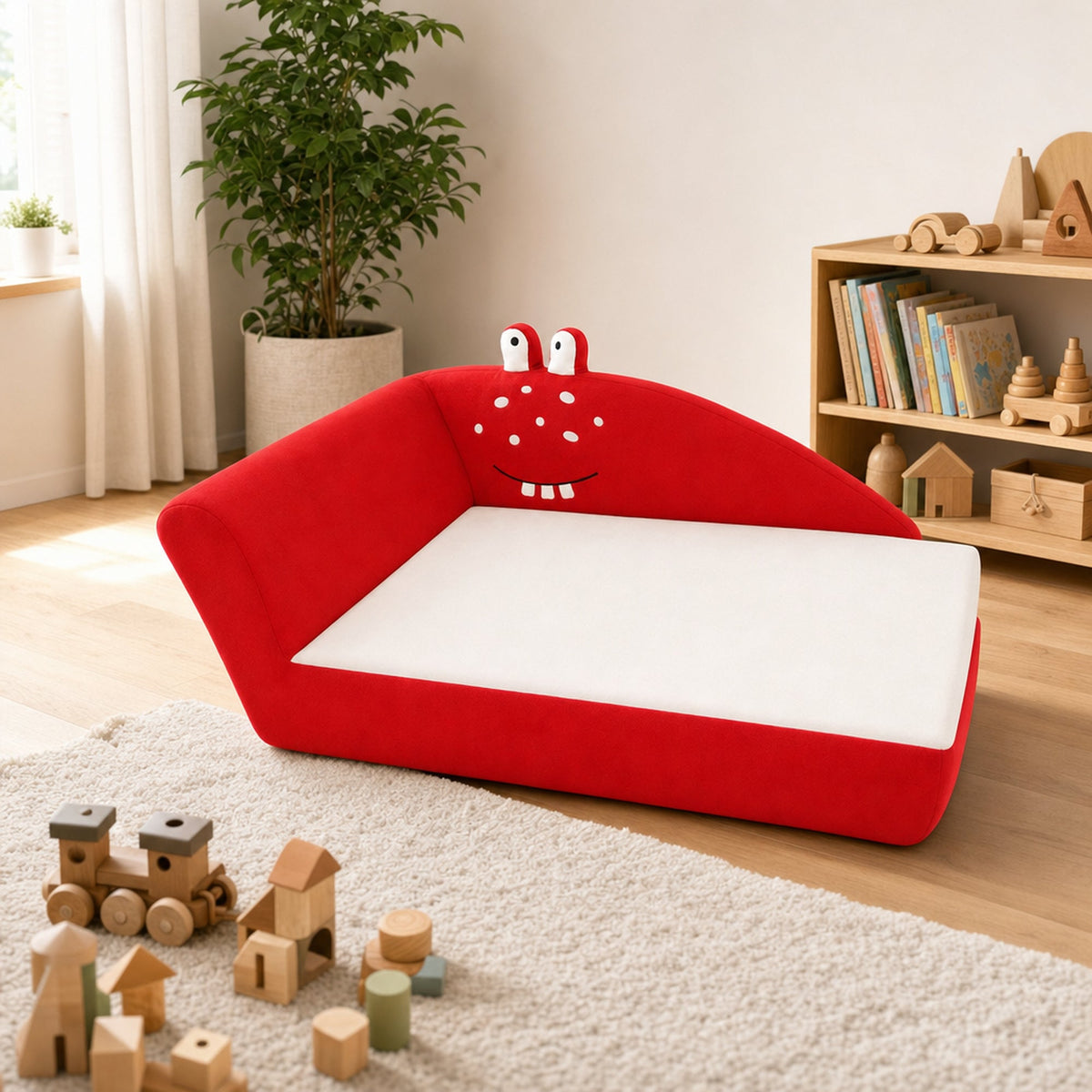 Kindersofa Krabbe im Kinderzimmer