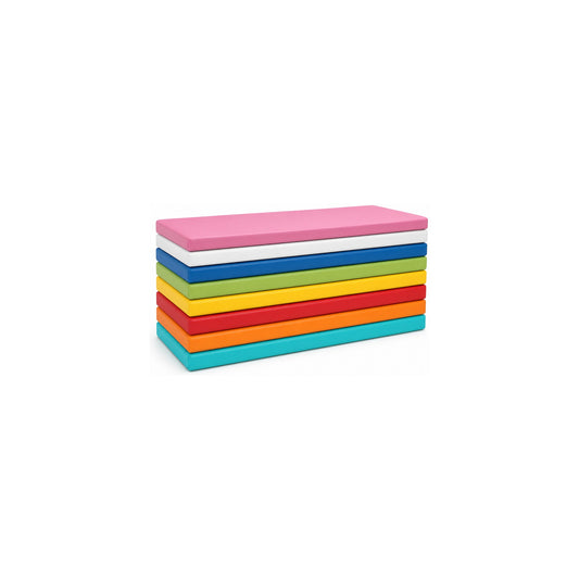 Alma & Willi Liegepolster für Krippe und Kita – Schaumstoffkern, 8 cm hoch