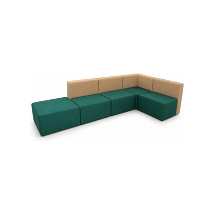 Alma & Willi Sitzelemente Trevira CS – Hocker, Sessel und Ecke, schwer entflammbar