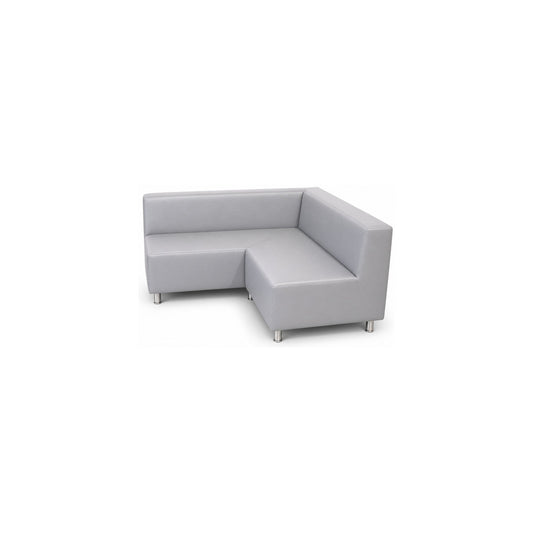 Alma & Willi Eck-Sofa ohne Armlehnen – 138 × 138 cm, Sitzhöhe 43 cm