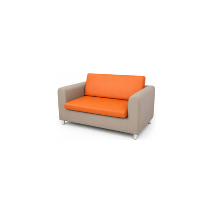 Alma & Willi Design-Sofa mit losem Sitz- und Rückenpolster – B 150 cm