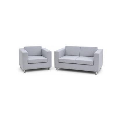 Alma & Willi Sofa und Sessel mit losem Sitz- und Rückenpolster – Trevira CS oder Kunstleder