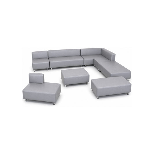 Alma & Willi Sitzelemente-Set 1, 5-teilig – Eck-Sofa, Sofas und Hocker
