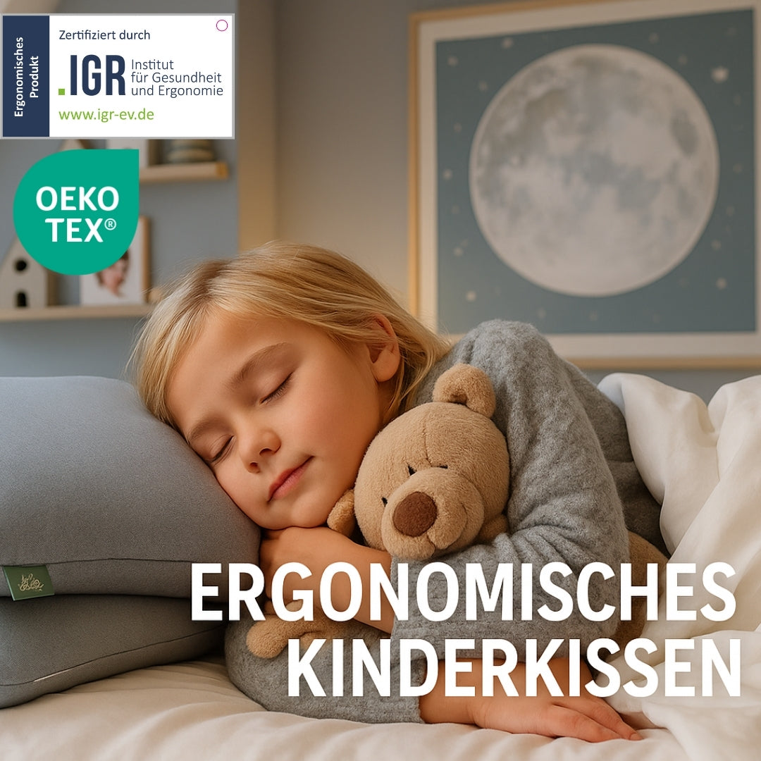 hERZtal Orthopädisches Kinder- und Babykissen Set 6 cm – Bild04
