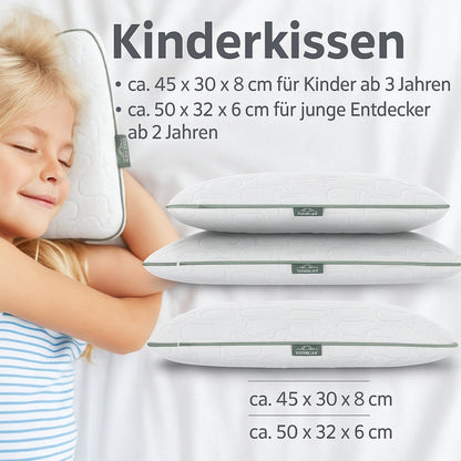 hERZtal Orthopädisches Kinder- und Babykissen Set 6 cm – Bild05