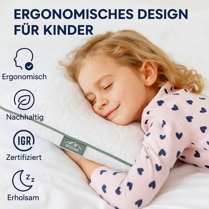 hERZtal Orthopädisches Kinder- und Babykissen Set 6 cm – Bild06