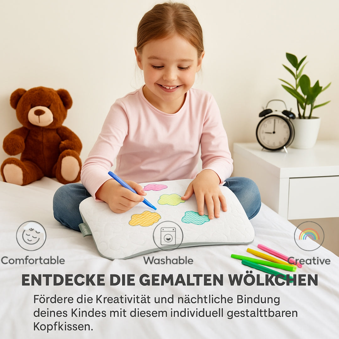 hERZtal Orthopädisches Kinder- und Babykissen Set 6 cm – Bild07