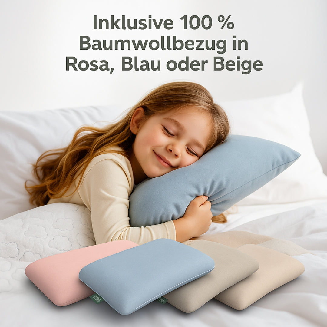 hERZtal Orthopädisches Kinder- und Babykissen Set 6 cm – Bild09