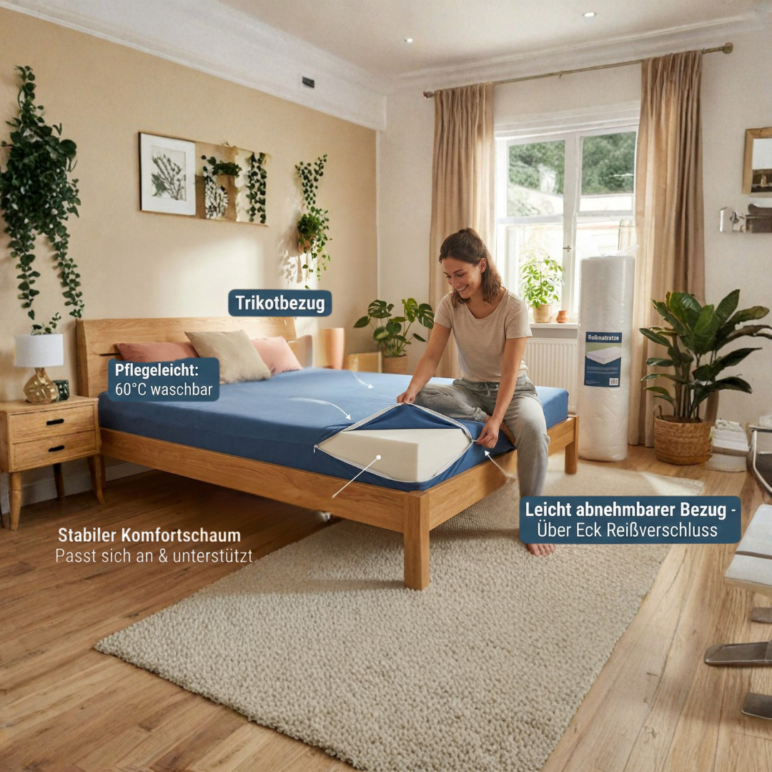 hERZtal basic sleep Plus 12 cm – Im Einsatz