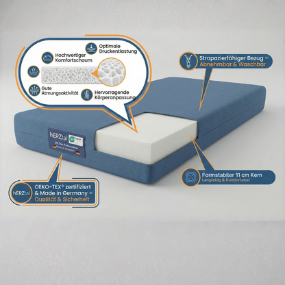 hERZtal basic sleep 11 cm – Merkmale