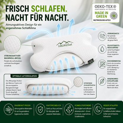hERZtal Contour Sleep Kissen – Bild 5