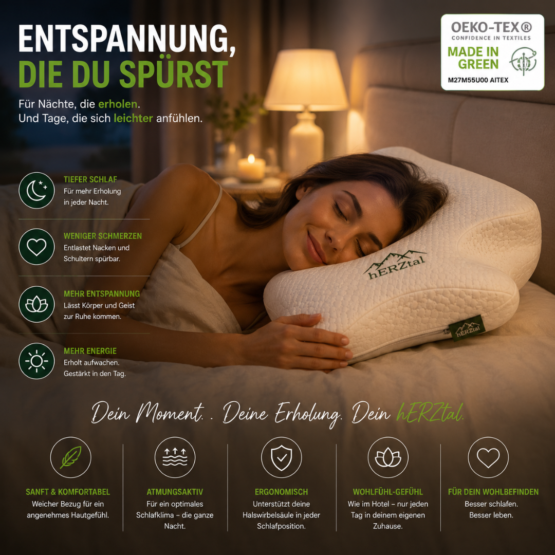 hERZtal Contour Sleep Kissen – Bild 7