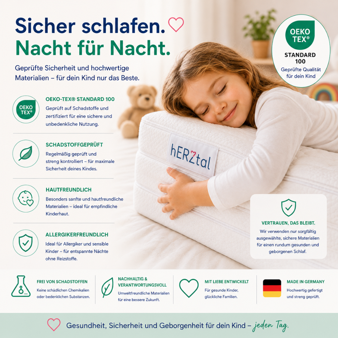 hERZtal Kindermatratze 13 cm – Bild05