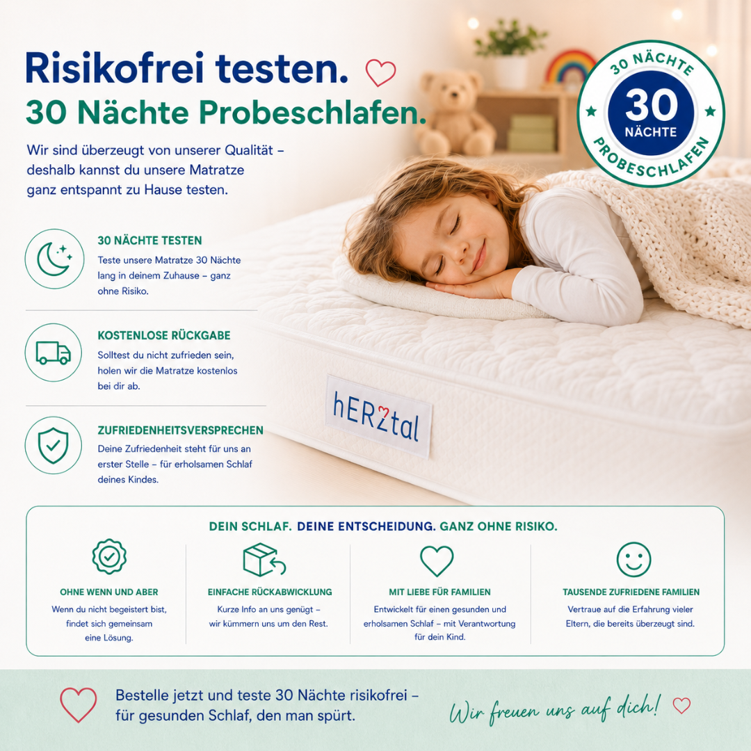 hERZtal Kindermatratze 13 cm – Bild08